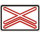 A26b - Výstažný kríž pre železničné priecestie viackoľajové